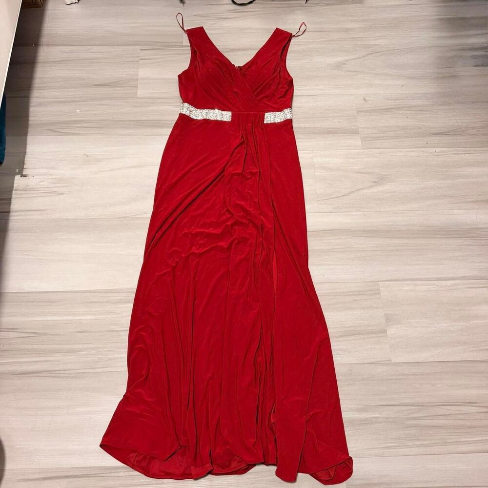 Morgan-co Women's Red Dress